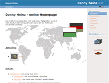Tablet Screenshot of danny-heinz.net