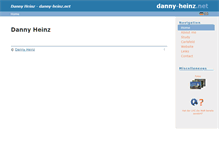 Tablet Screenshot of en.danny-heinz.net